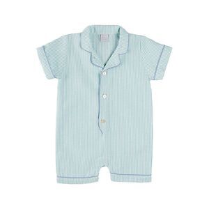 Pepa London Girls Rochester Striped All-In-One Pajama, Green